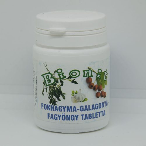 Bionit fokhagyma-galagonya-fagyöngy tabletta 90 db