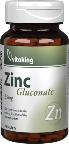 Vitaking Cink glükonát 25 mg 90 db