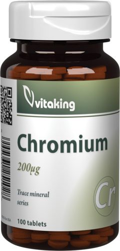 Vitaking Króm tabletta 200 mcg 100 db