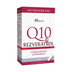 Interherb Q10 & Rezveratrol kapszula 30 db