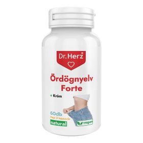 Dr. Herz Ördögnyelv Forte 500 mg + Króm 60 db