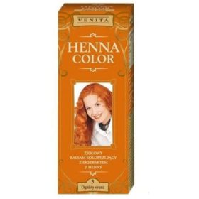 Venita Henna Color 3 Tűznarancs krémhajfesték 75 ml