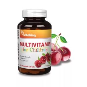   Vitaking Multivitamin Rágótabletta Gyerekeknek (Meggy) 90 db