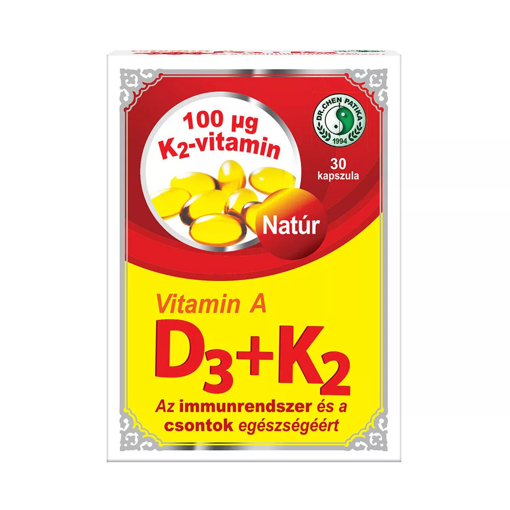 Dr. Chen A+D3+K2 vitamin kapszula 30 db