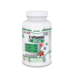   Jutavit C-vitamin 500 mg nyújtott kioldódású + Csipkebogyó + D3 vitamin + Cink 45 db
