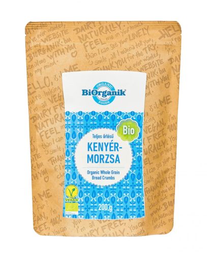 BiOrganik Bio Teljes kiőrlésű kenyérmorzsa 200 g