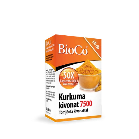 BioCo Kurkuma kivonat 7500 tömjénfa kivonattal 60 db
