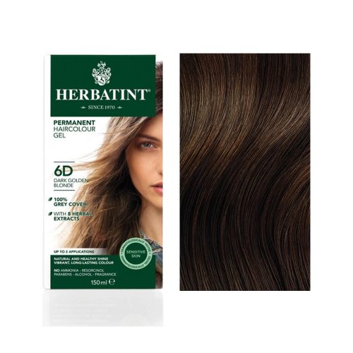 Herbatint 6D Arany sötétszőke hajfesték 150 ml