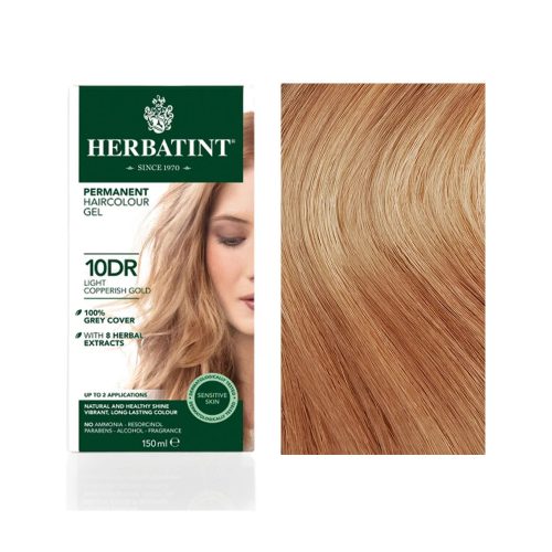 Herbatint 10DR Világos réz-arany hajfesték 150 ml