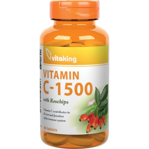 Vitaking C-vitamin 1500 mg + 15 mg csipkebogyó 60 db