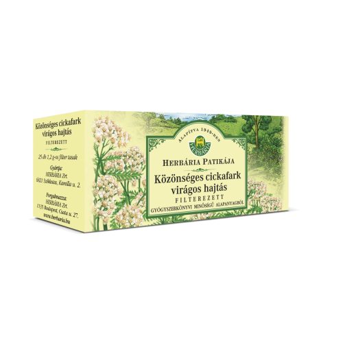 Herbária filterezett közöséges cickafark virágos hajtás tea 25x1,2 g