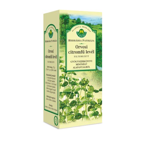 Herbária filterezett orvosi citromfű levél tea 25x1 g