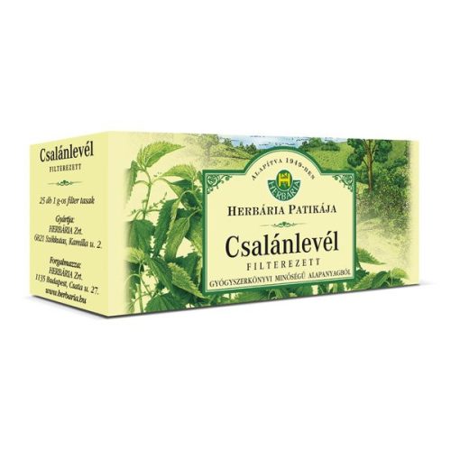 Herbária filterezett csalánlevél tea 25x1 g