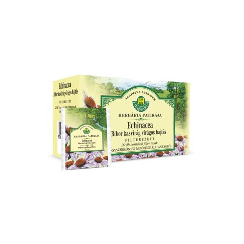 Herbária filterezett echinacea bíbor kasvirág virágos hajtás tea 20x1,5 g