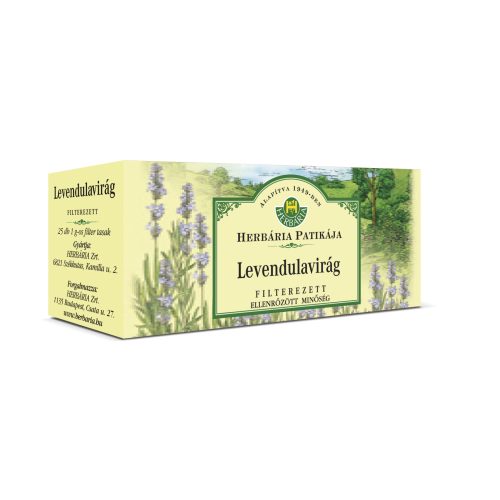 Herbária filterezett levendulavirág tea 25x1 g