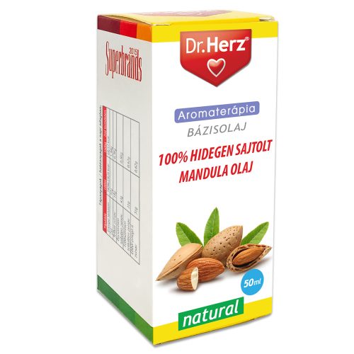 Dr. Herz 100% hidegen sajtolt mandula olaj 50 ml