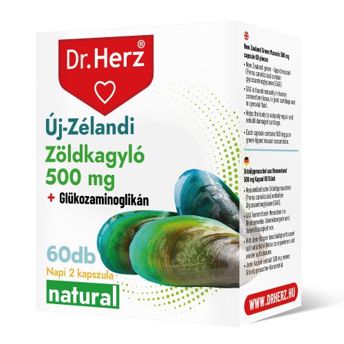 Dr. Herz Új-Zélandi zöldkagyló 500 mg kapszula 60 db