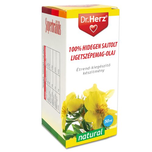 Dr. Herz 100% hidegen sajtolt ligetszépemag-olaj 50 ml