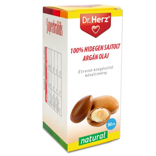 Dr. Herz 100% hidegen sajtolt argán olaj 50 ml