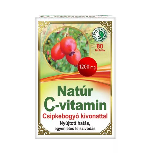 Dr. Chen natúr C-vitamin tabletta 1200 mg 80 db