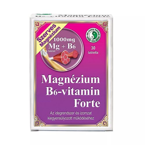 Dr. Chen Magnézum + B6 vitamin Forte tabletta 30 db