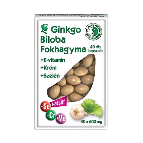 Dr. Chen Ginkgo Biloba-Fokhagyma kapszula 40 db