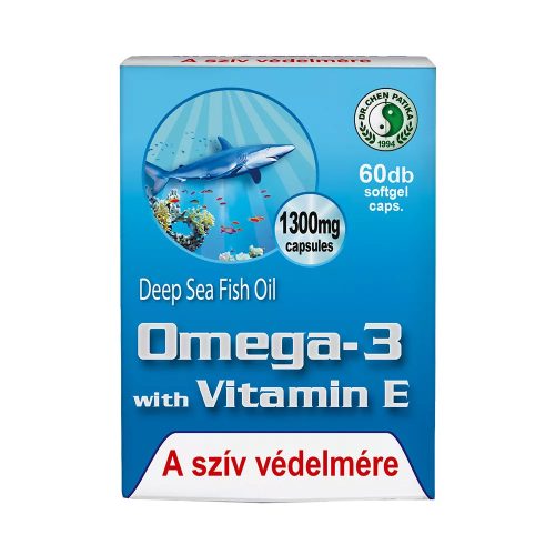 Dr. Chen Omega-3 lágyzselatin kapszula E-vitaminnal 60 db