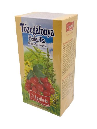 Apotheke Tőzegáfonya filteres tea 20x1,5 g
