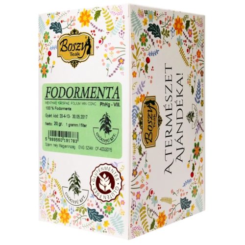 Boszy Fodormenta filteres tea 20x1 g