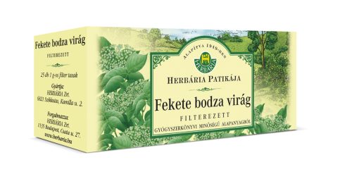 Hebária filterezett fekete bodza virág tea 25x1 g