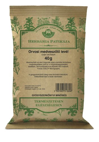 Herbária orvosi medveszőlő levél 40 g