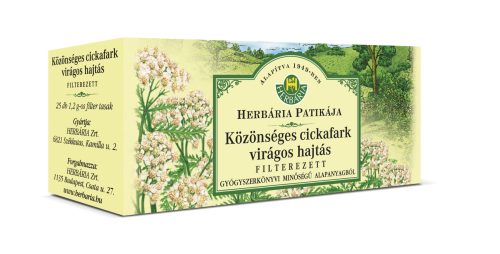Herbária filterezett közöséges cickafark virágos hajtás tea 25x1,2 g