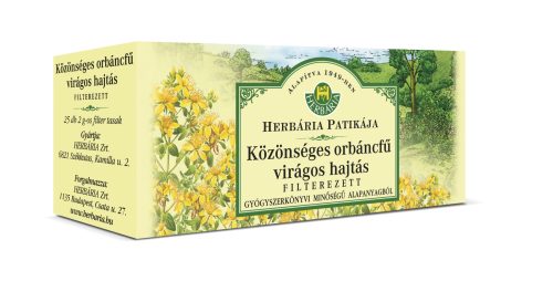 Herbária filterezett közönséges orbáncfű virágos hajtás 25x2 g