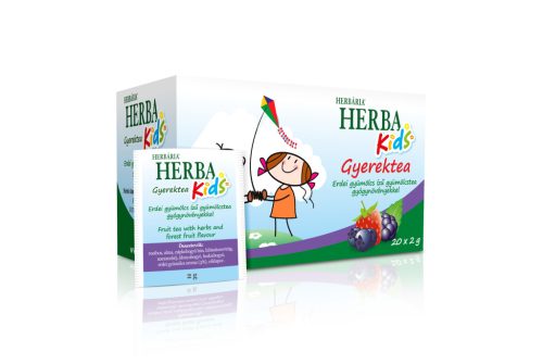 Herbária HerbaKids gyümölcstea gyógynövényekkel 20x2 g (Erdei gyümölcs)
