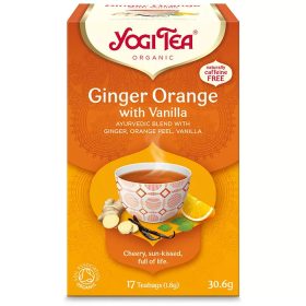 Yogi Tea Bio Narancsos Gyömbér tea Vaníliával 17 db