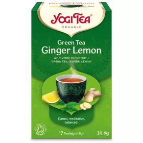 Yogi Tea Bio Zöld Tea Gyömbérrel és Citrommal 17 db
