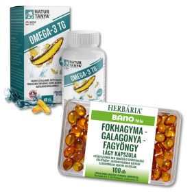   Szívbarát Duo Csomag – fokhagyma • galagonya • fagyöngy + Omega-3