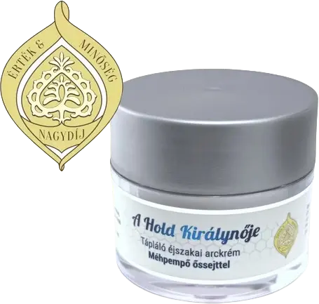 HoneyHill éjszakai krém használat közben