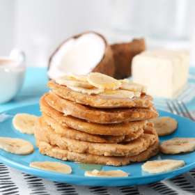 Banános kókuszlisztes palacsinta recept