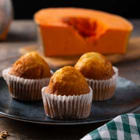 Gluténmentes sütőtökös muffin lisztkeverékkel egészséges őszi desszert